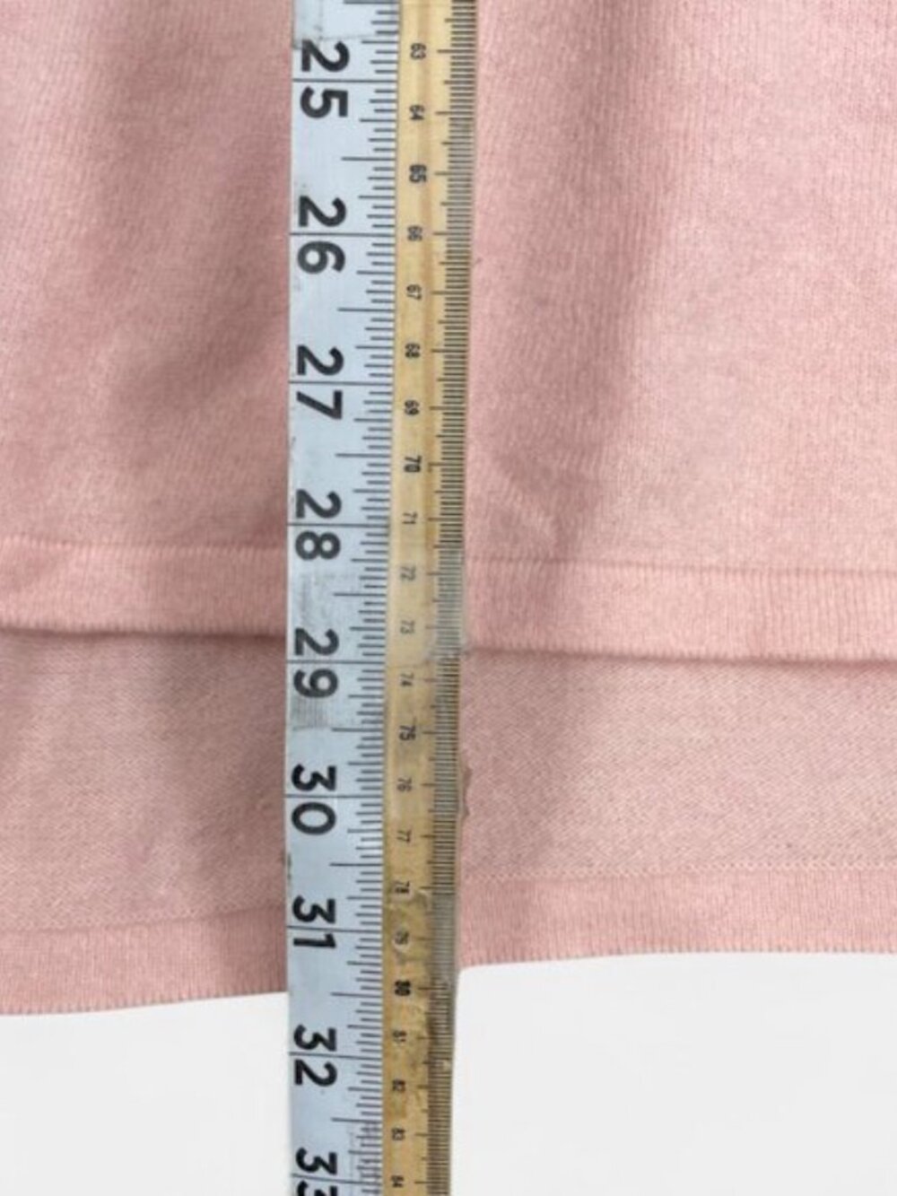 Isaac Mizrahi Live Cashmere Sweater Dress Pink Long Sleeve Women's M - Picture 7 of 7